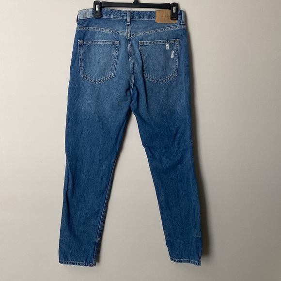 & Denim Boyfriend Low Waist Jeans Size 6 - Picture 2 of 5